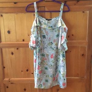 Sanctuary Cold Shoulder Floral Print Sundress